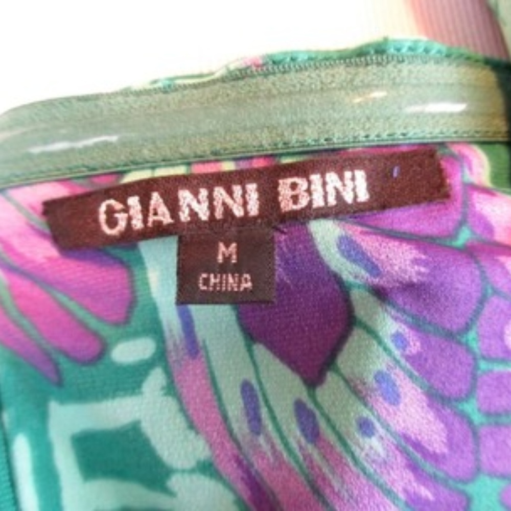 Gianni Bini Green Above Knee One Shoulder dress - Picture 5 of 5